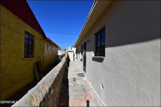 view of home's exterior