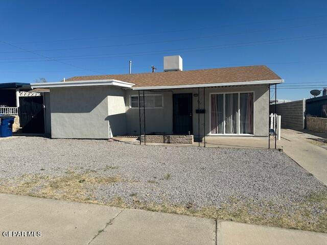 view of back of property