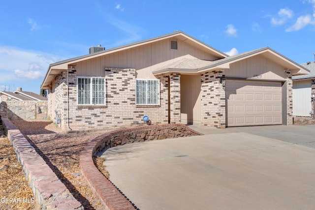 ranch-style house with a garage