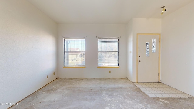 view of foyer entrance