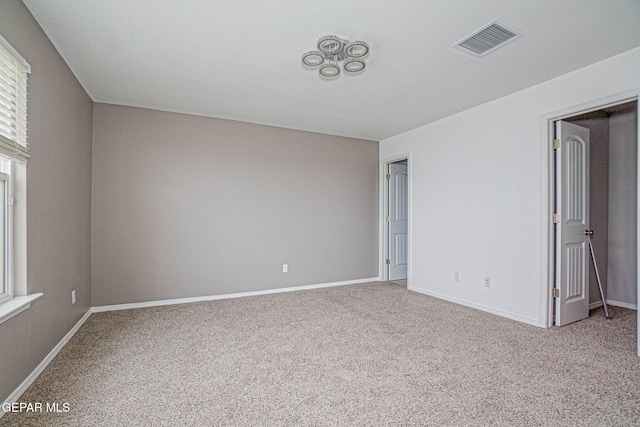 unfurnished bedroom featuring carpet flooring