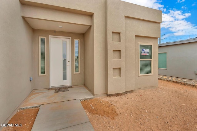 view of property entrance