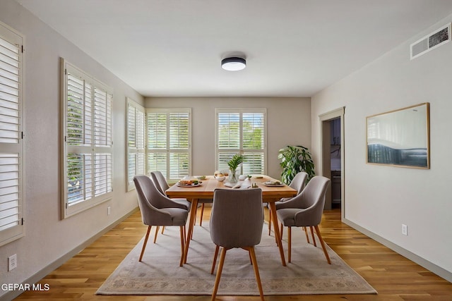 909 Singing Hills Dr, El Paso, TX 79912 - dining space featuring light wood-style floors and baseboards