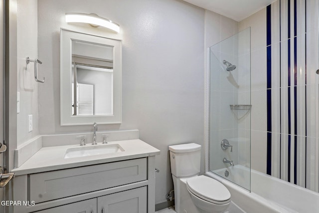 909 Singing Hills Dr, El Paso, TX 79912 - full bath with vanity, toilet, and shower / washtub combination