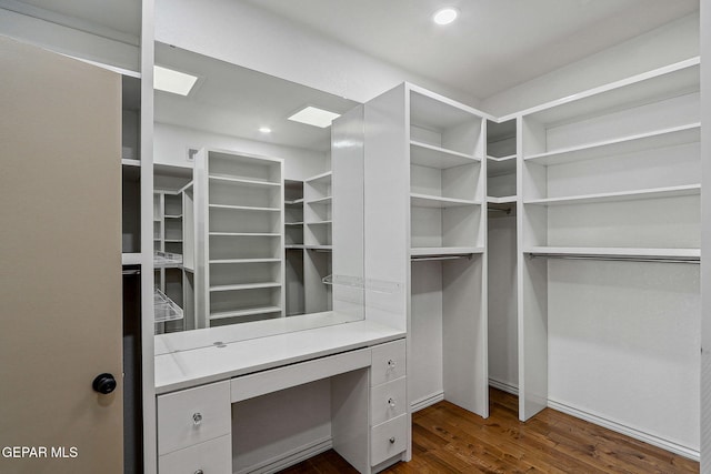 909 Singing Hills Dr, El Paso, TX 79912 - spacious closet with dark wood-style floors