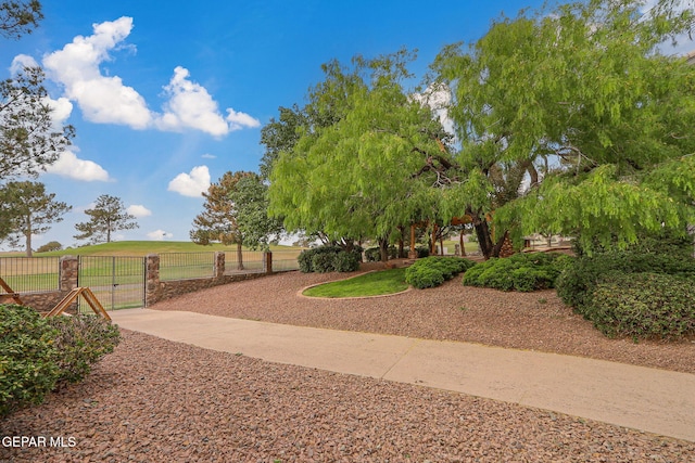 909 Singing Hills Dr, El Paso, TX 79912 - view of yard with a gate and fence