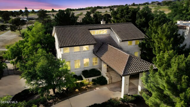 909 Singing Hills Dr, El Paso, TX 79912 - view from above of property