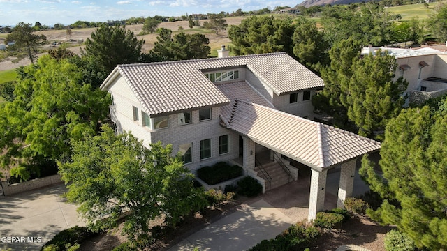 909 Singing Hills Dr, El Paso, TX 79912 - aerial view of property and surrounding area