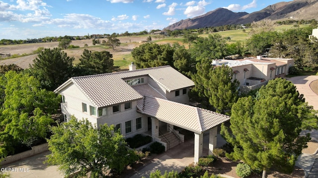 909 Singing Hills Dr, El Paso, TX 79912 - view of subject property with a mountainous background