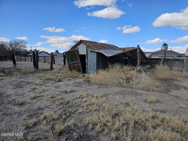 view of outbuilding