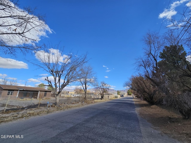 view of road