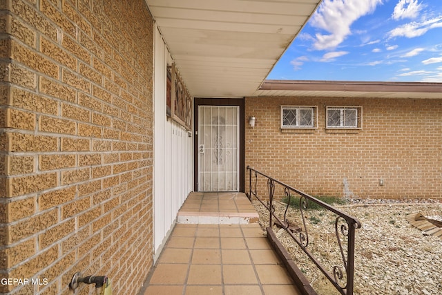 view of entrance to property