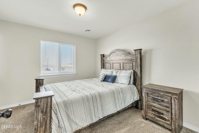 bedroom featuring carpet flooring