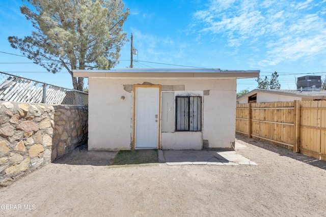 view of outbuilding