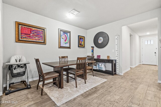 view of dining room