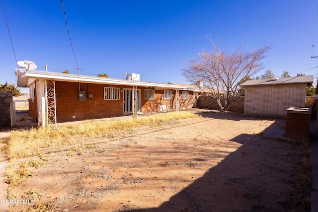 view of rear view of property