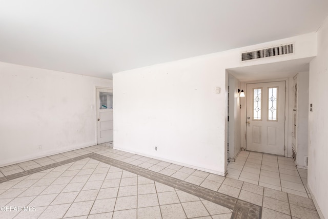 view of tiled foyer