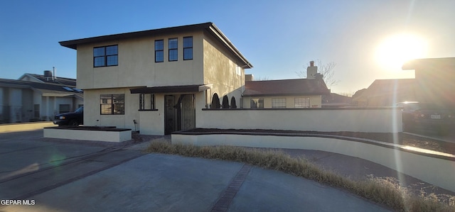 view of front of home