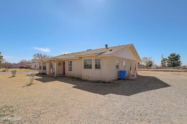 view of rear view of house