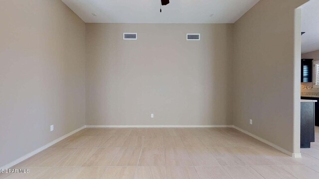 13749 Lorenz Ave, El Paso, TX 79928 - spare room featuring ceiling fan