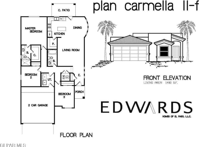 13749 Lorenz Ave, El Paso, TX 79928 - floor plan
