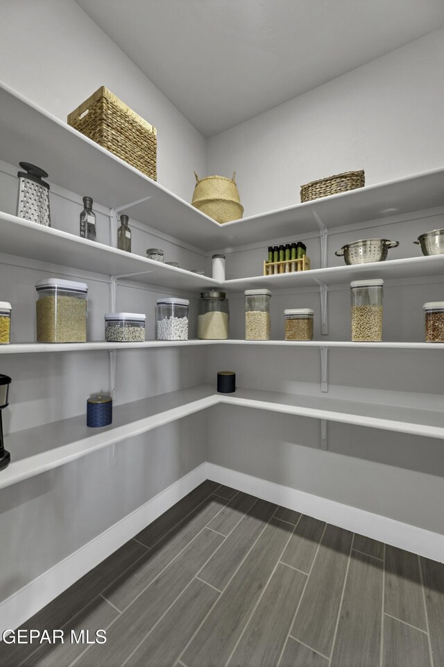 view of pantry