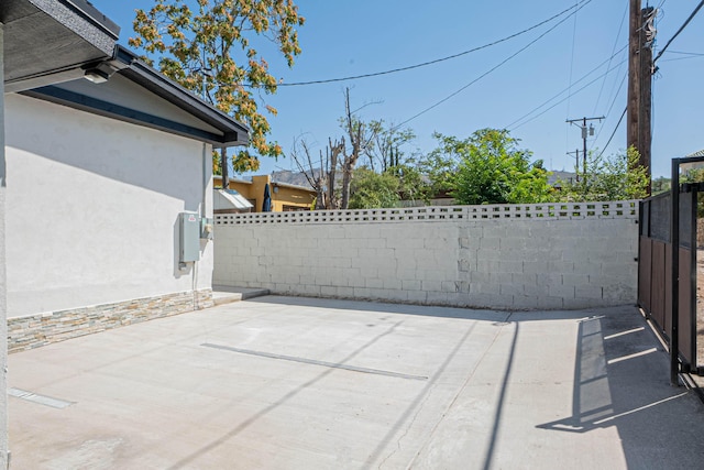 view of patio