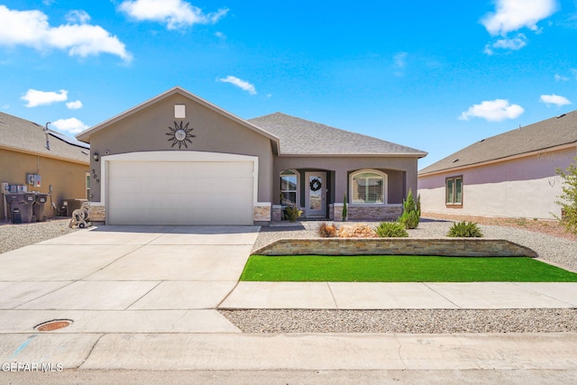 309 Samuel Vista St, Horizon City, TX 79928 - view of front facade featuring a garage