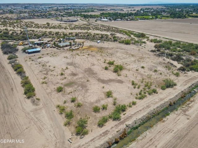 aerial view with a rural view