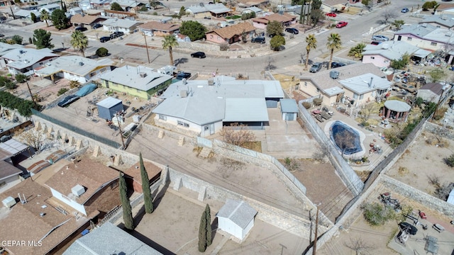 drone / aerial view featuring a residential view