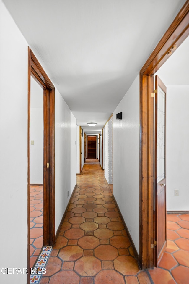 11204 Bob Mitchell Dr, El Paso, TX 79936 - hallway featuring baseboards