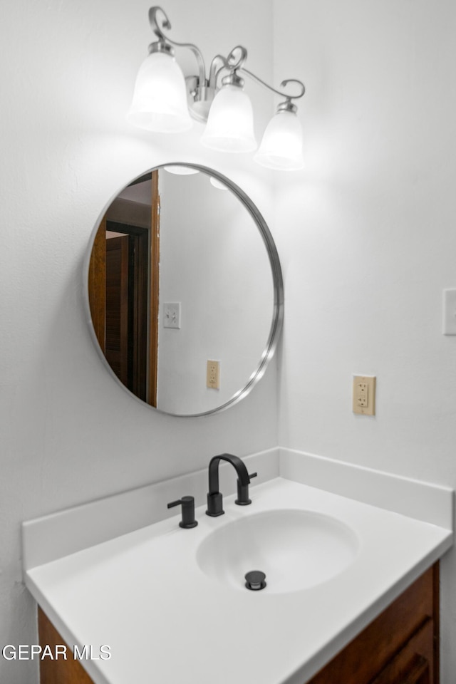 11204 Bob Mitchell Dr, El Paso, TX 79936 - bathroom featuring vanity
