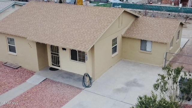 rear view of house featuring a patio area