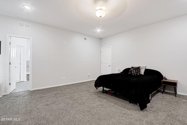 bedroom featuring carpet flooring