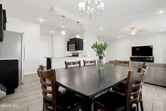 view of dining room