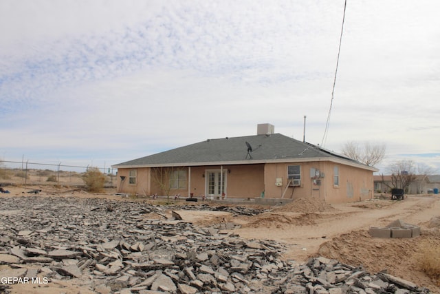 view of rear view of property