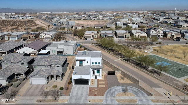 bird's eye view featuring a residential view