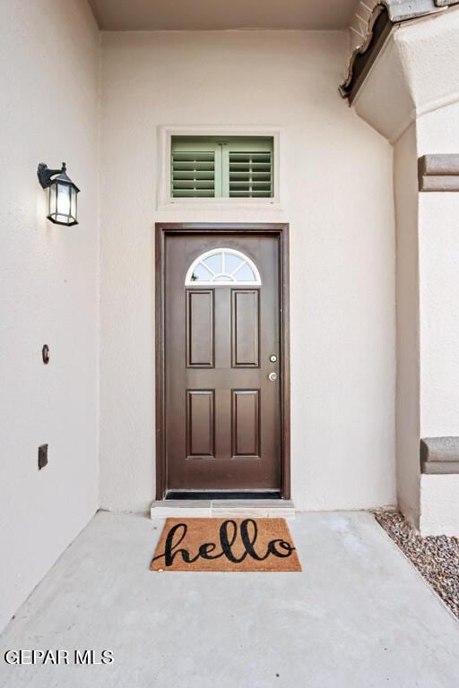 view of property entrance