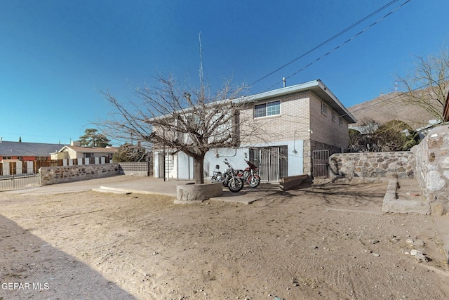 view of back of property