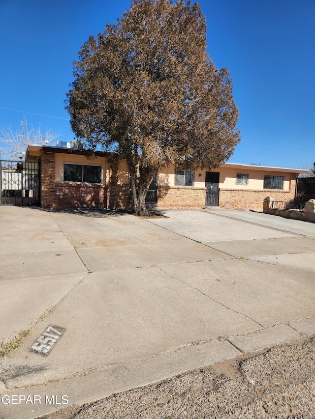 view of ranch-style house