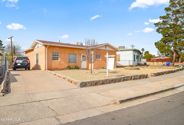 view of ranch-style home