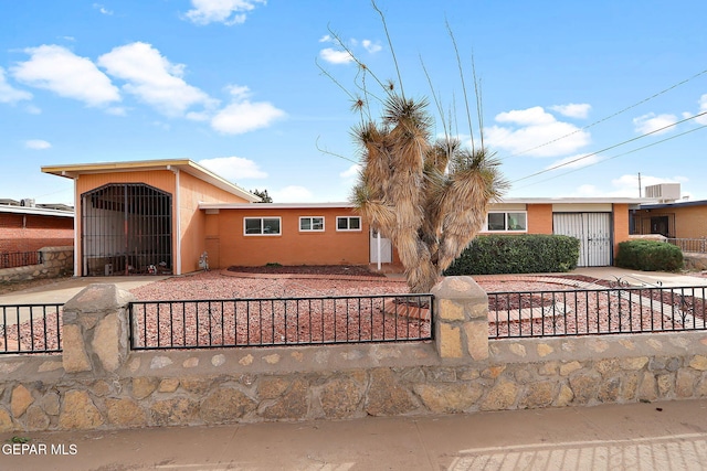 view of ranch-style home