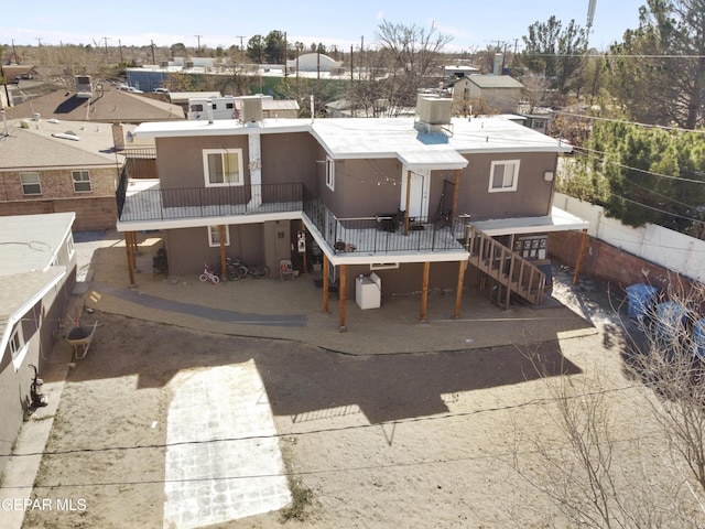 view of rear view of property