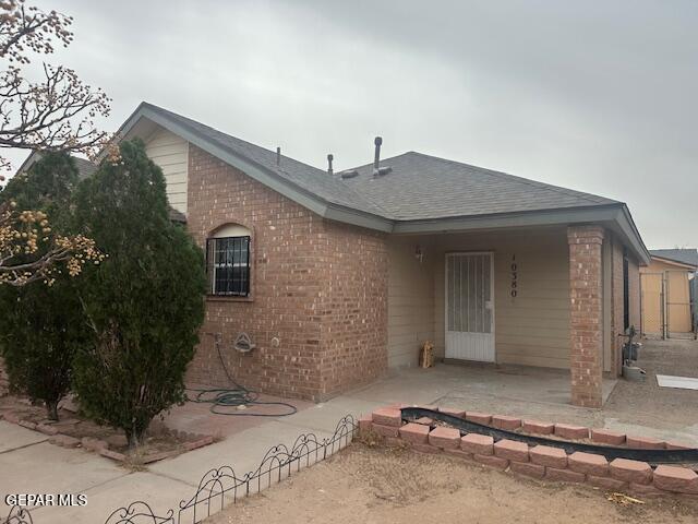 back of house featuring a patio area