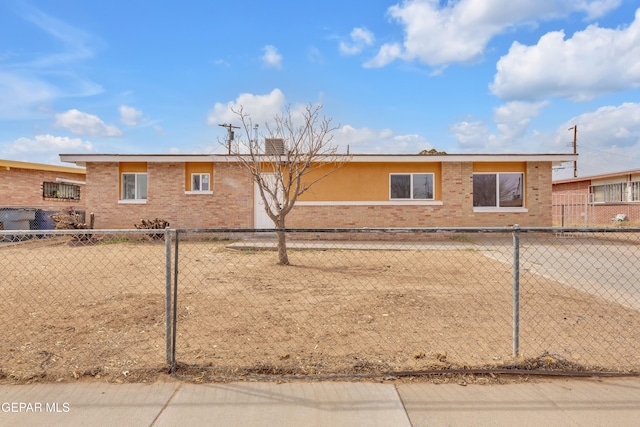 view of ranch-style home