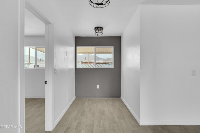 interior space featuring light hardwood / wood-style flooring