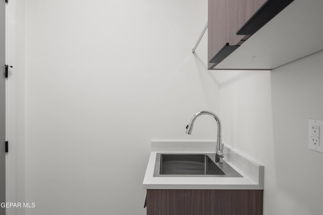 interior space with sink