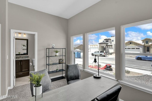 office with sink