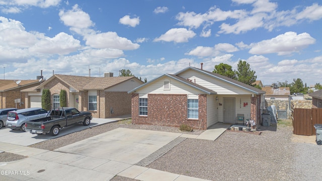 view of ranch-style home