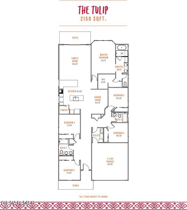 3857 Bubble Pl, El Paso, TX 79938 - view of property floor plan